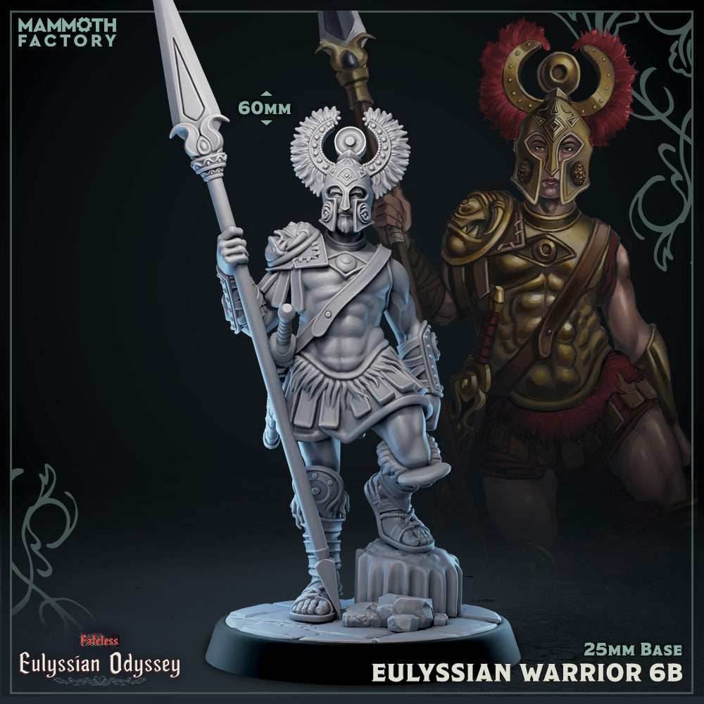 Eulyssian Warrior: Sculpt 6 (Ancient Greek Solder) - A - Sword (Not Pictured)