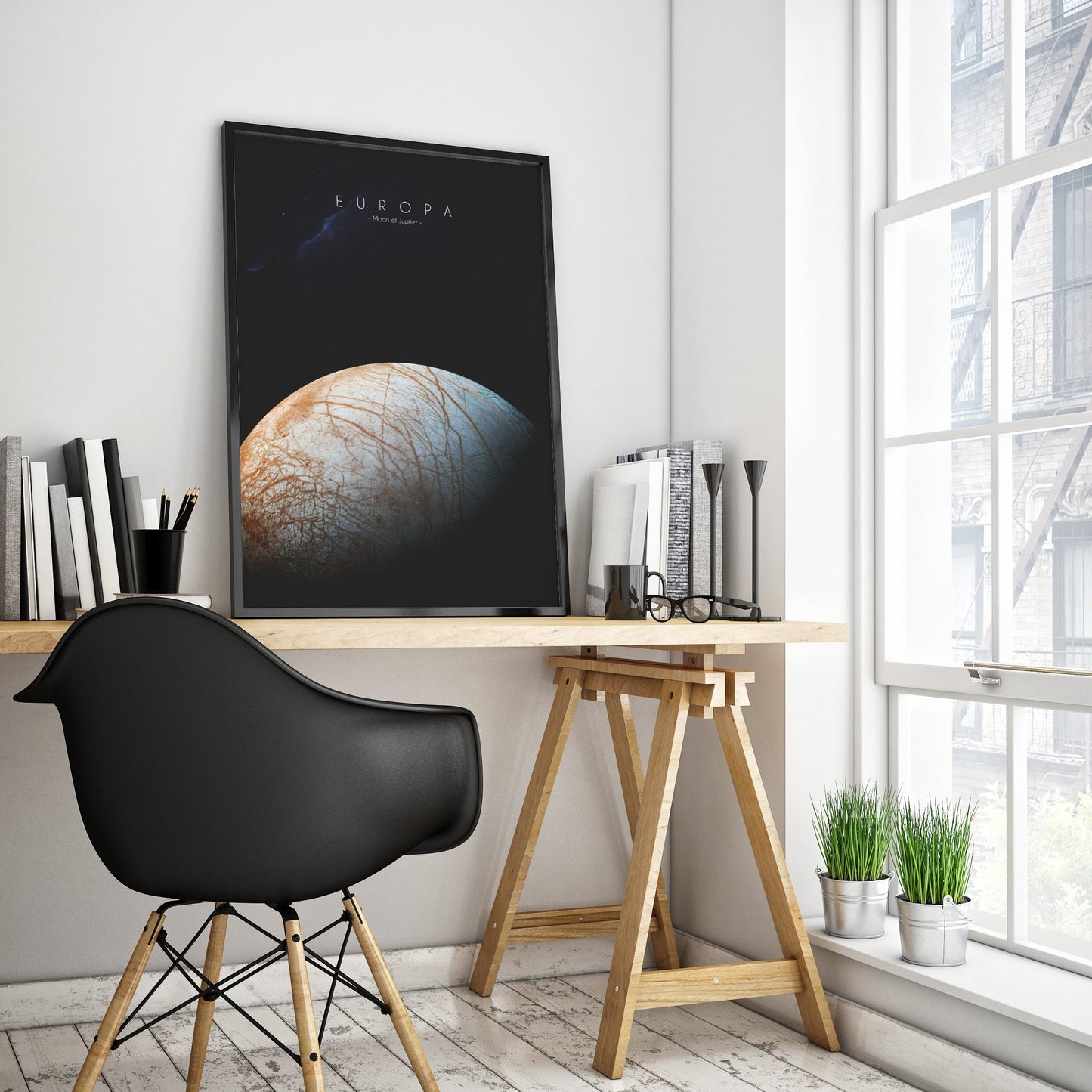 Europa Moon of Jupiter poster