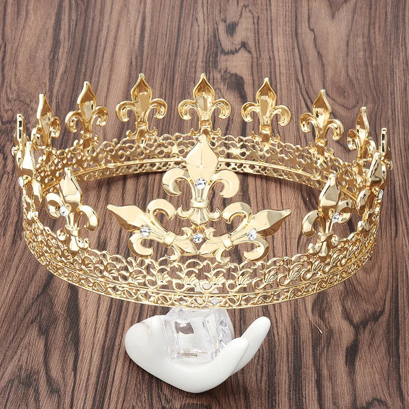 European Royal Headwear Wedding Crown Gorgeous Birthday Headwear