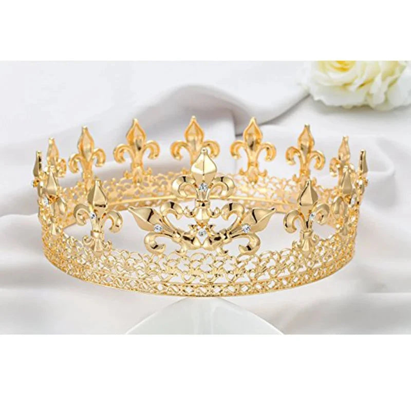 European Royal Headwear Wedding Crown Gorgeous Birthday Headwear