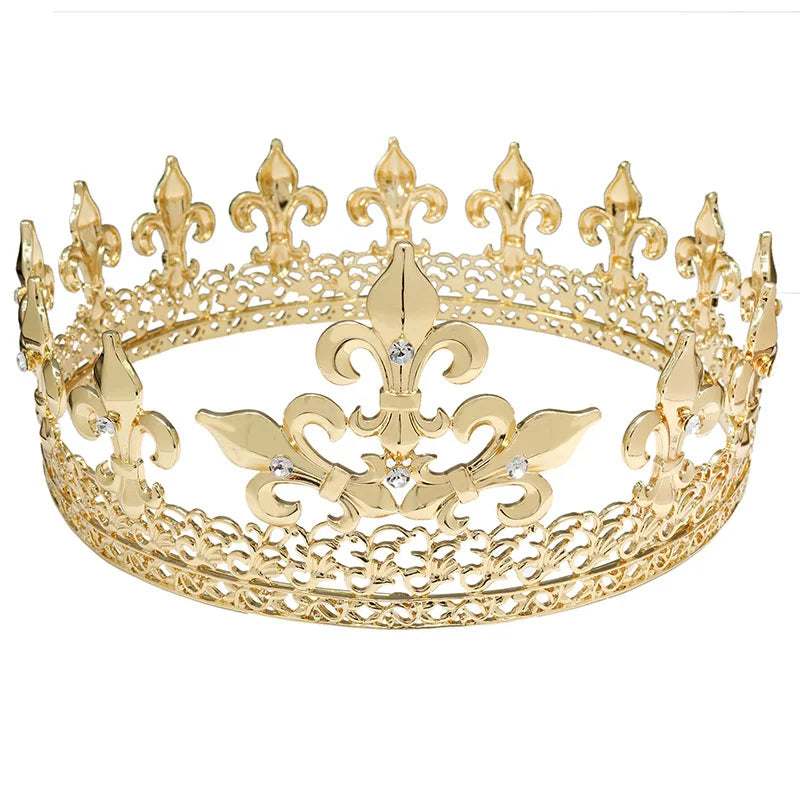 European Royal Headwear Wedding Crown Gorgeous Birthday Headwear