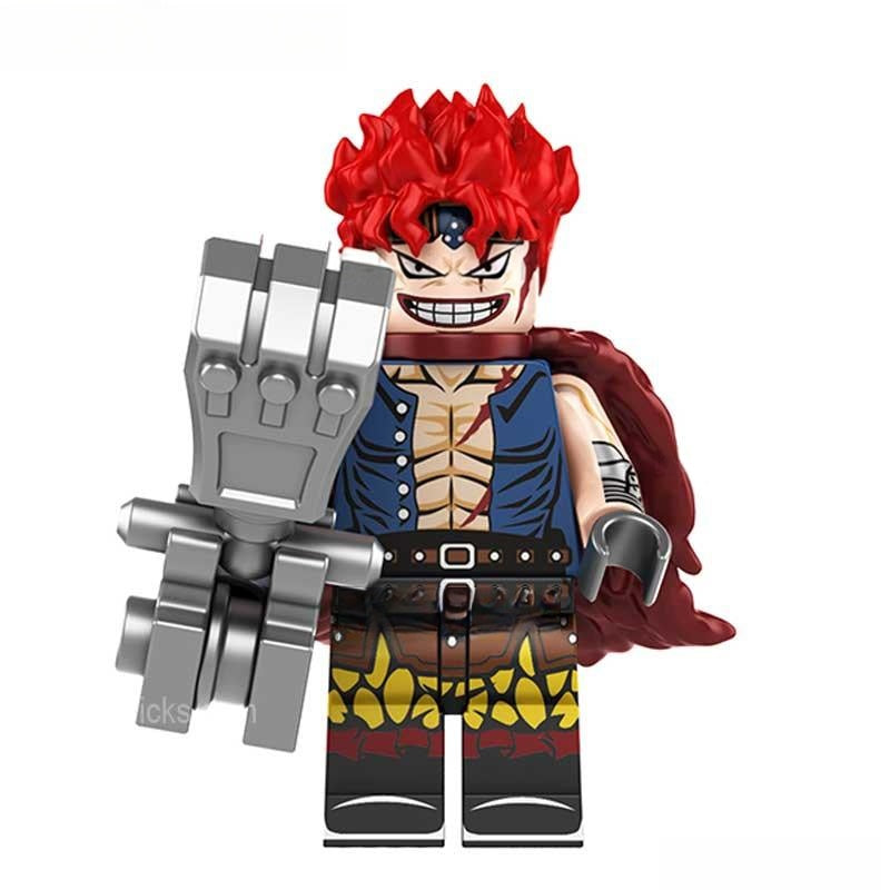 Eustass Kidd from One Piece Lego Anime Minifigures Custom Toys set s7
