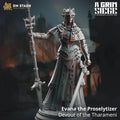 Evana the Proselytizer, Devout of the Tharameni (Female Elf Battlemage) - 32mm Scale