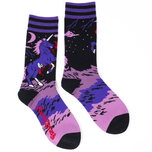 Evil AF Unicorn Crew Socks