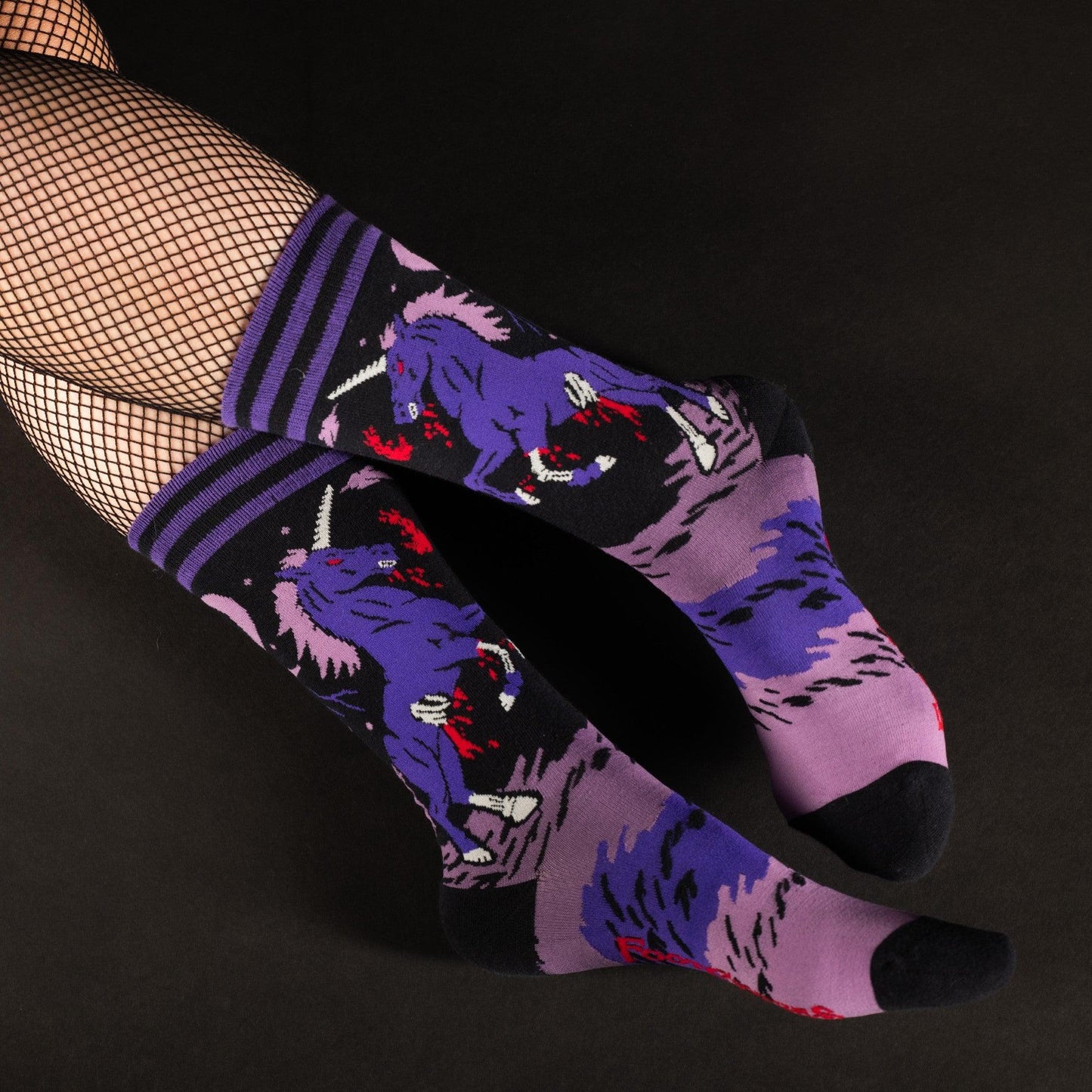 Evil AF Unicorn Crew Socks