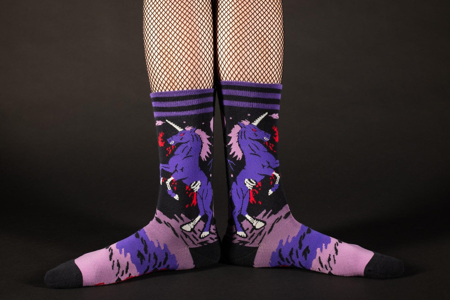 Evil AF Unicorn Crew Socks