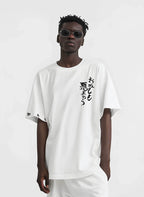 Japanese Demon Faith Tee - White / S