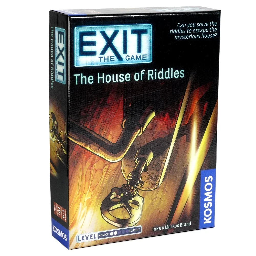 Exit The House of riddles Exit The Game Card Game A Kosmos Game Kennerspiel Des Jahres Winner Family-Friendly Board Game