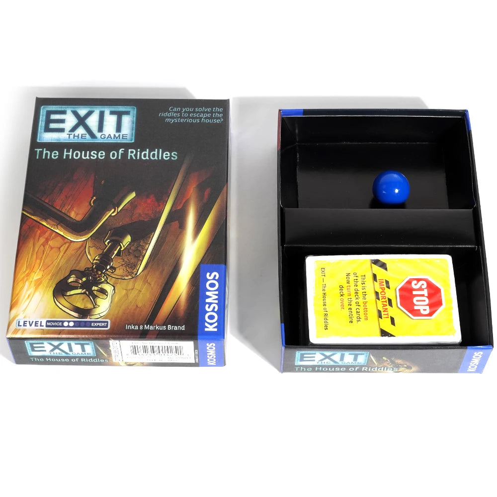 Exit The House of riddles Exit The Game Card Game A Kosmos Game Kennerspiel Des Jahres Winner Family-Friendly Board Game