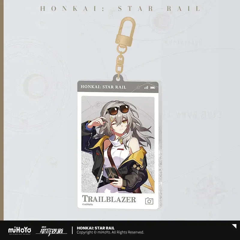 Express Travel Series Acrylic Quicksand Keychain Honkai: Star Rail