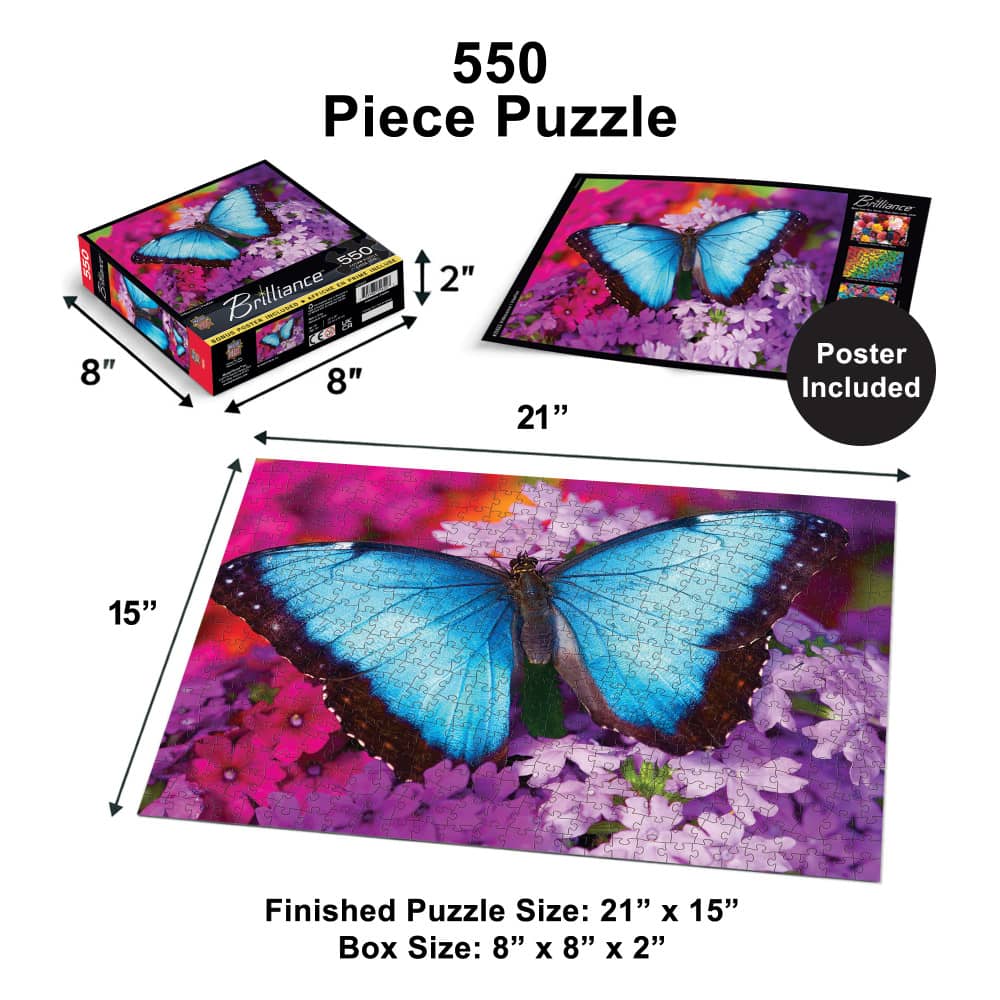 Brilliance - Iridescence 550 Piece Jigsaw Puzzle