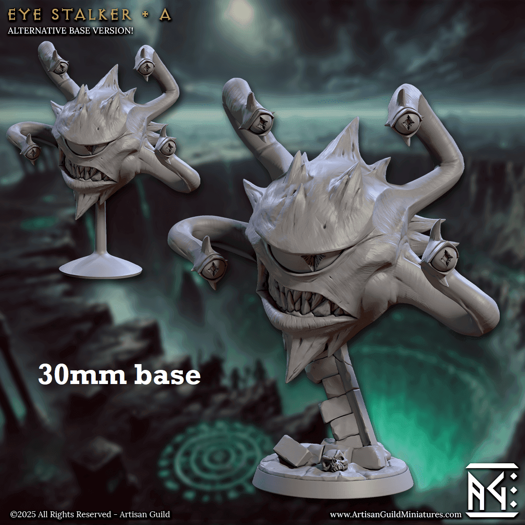Eye Stalker: Sculpt A (Beholder) - With Terrain Base
