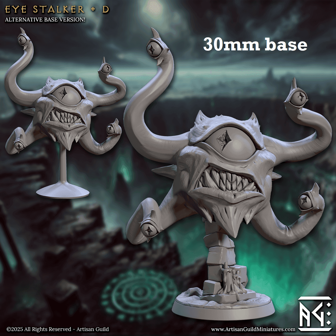Eye Stalker: Sculpt D (Beholder) - With Terrain Base