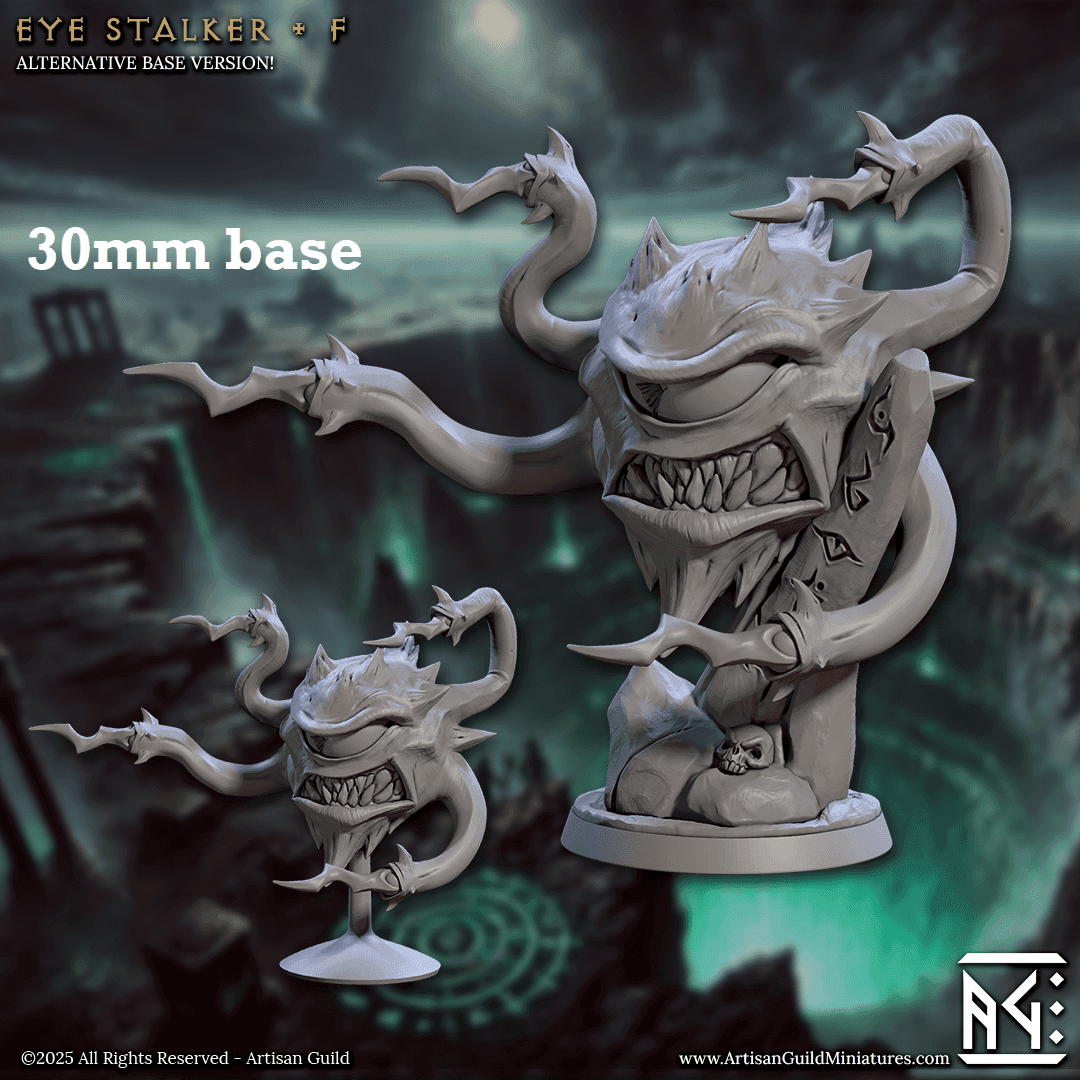 Eye Stalker: Sculpt F (Beholder) - With Terrain Base
