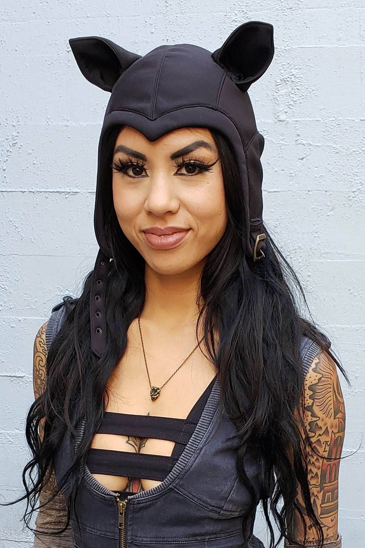 5D x Eyecon Black Sheep Flight Helmet - cotton - Black Baby Terry / One Size