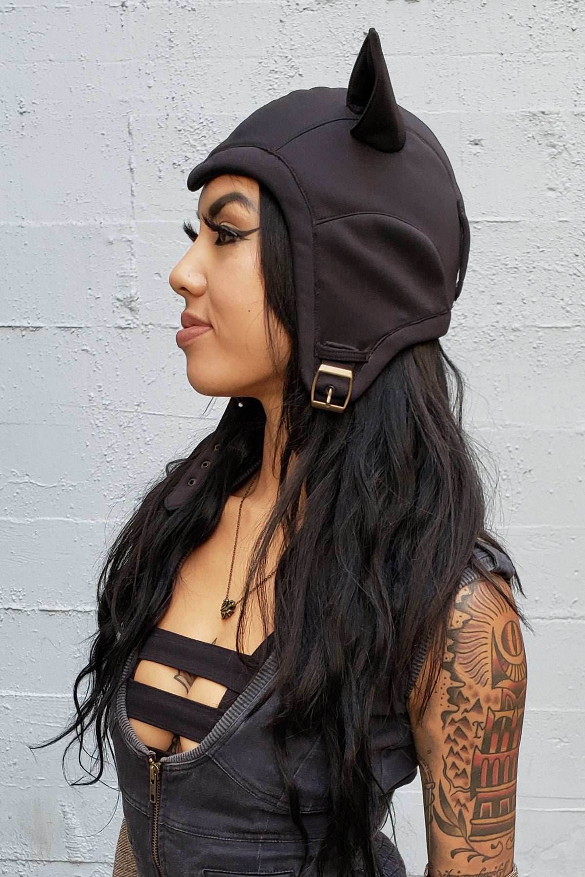 5D x Eyecon Black Sheep Flight Helmet - cotton - Black Baby Terry / One Size