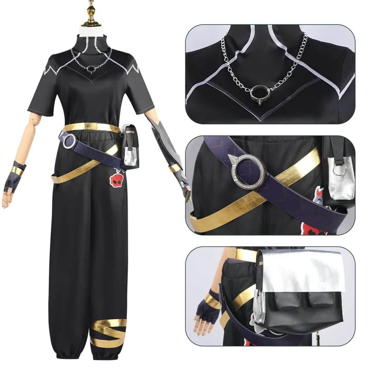 Ezreal Cosplay Costume – League of Legends Outfit with Wig & Props - S / Wig Only