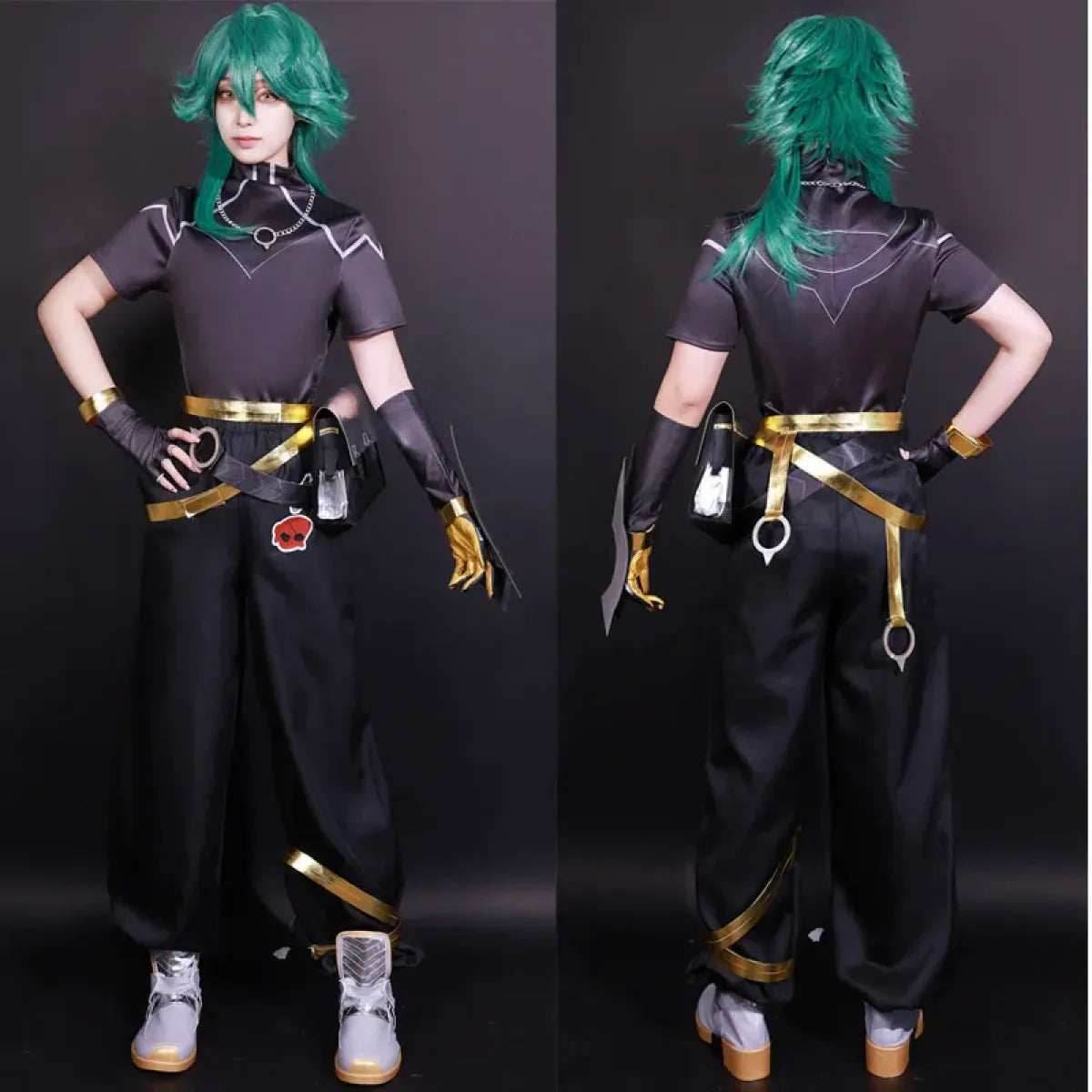 Ezreal Cosplay Costume – League of Legends Outfit with Wig & Props - S / Wig Only