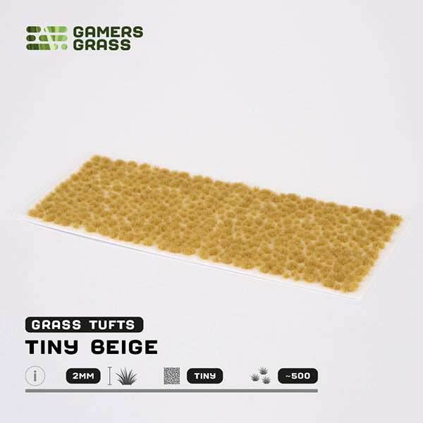 Gamers Grass Tufts: Beige- Tiny - 