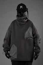 HiH33 Grey Utility Hoodie - Grey / M