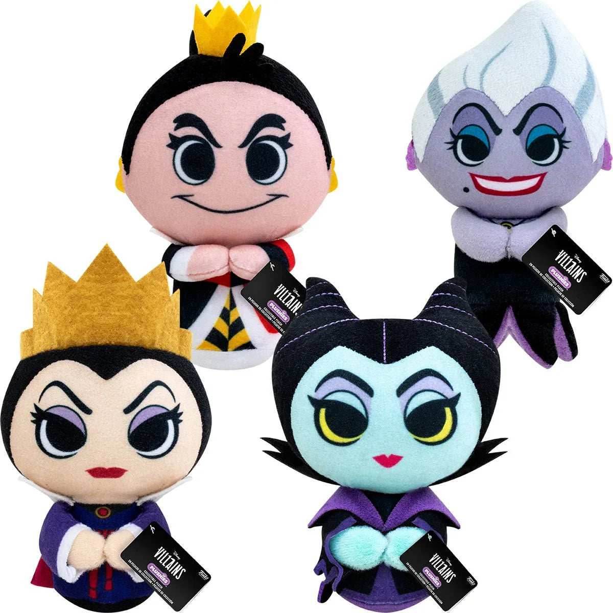 Funko: Disney Villains 4-Inch Plush - Set of 4