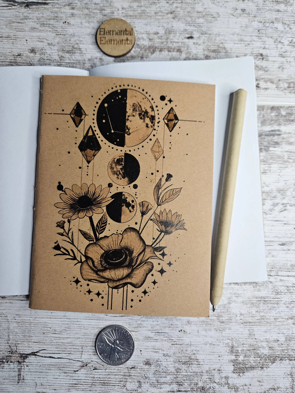 Lunar Blossom Journal Notebook