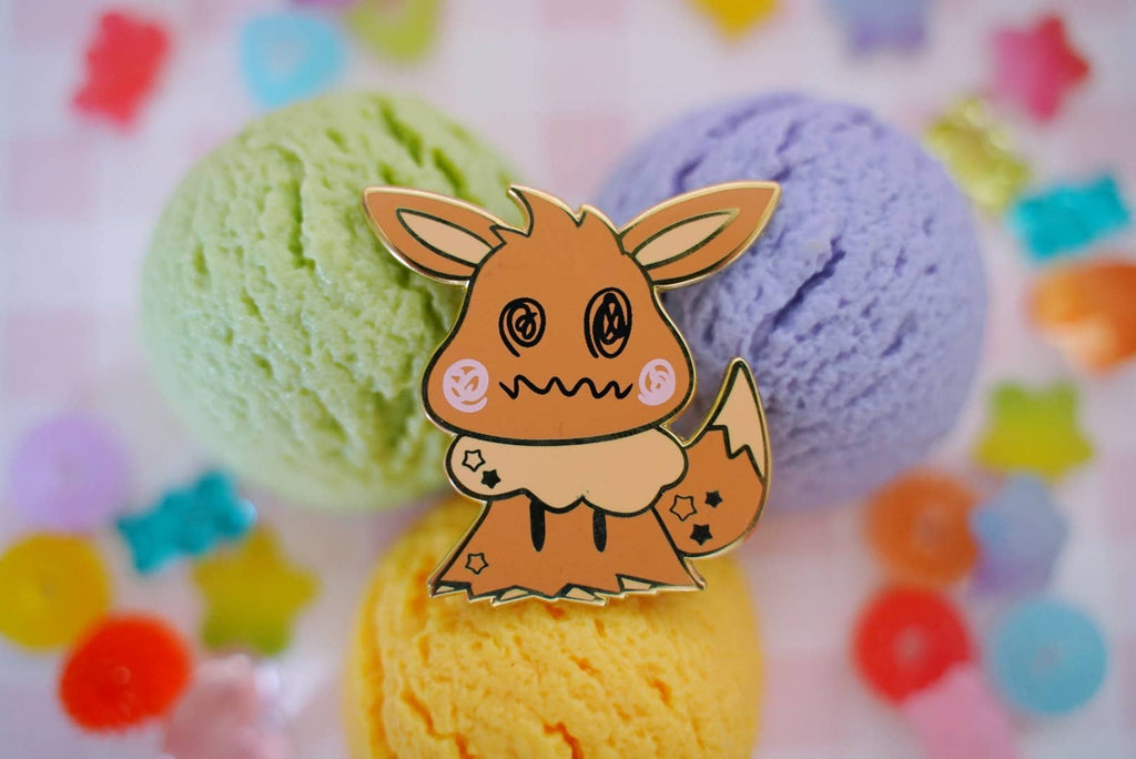 Pokemon: Mimikyu Eevee Enamel Pin