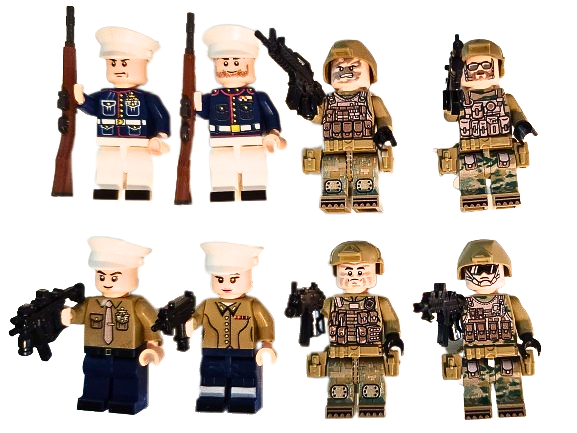 U.S. Marine Corps - 8 Man Team - Mil-Blox