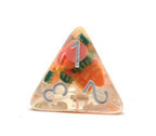 Rabbit Meets Carrots Dice Clear Dice w/ Carrots 7-Dice Set Rpg - 
