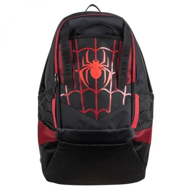 Spiderman Black/Red Laptop Backpack - 