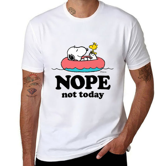 Peanuts - Snoopy Nope Not Today Premium  Durable T-Shirt