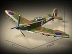 WWII - British Spitfire - Mil-Blox