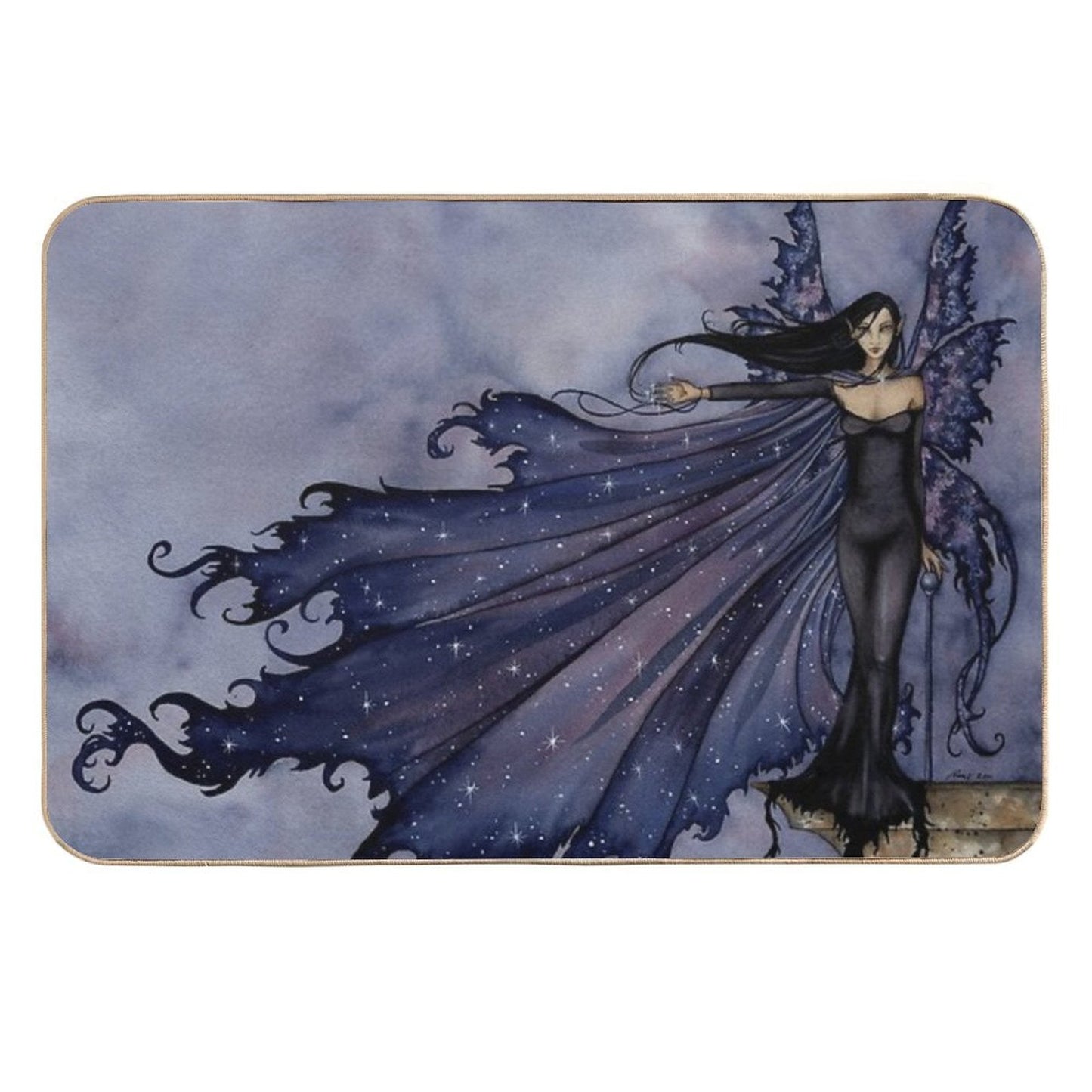 Cloak Of Stars  Anti-Trip Bath Mat