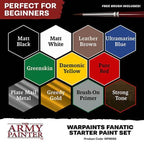 Army Painter Warpaints Fanatic: Starter Paint Set - 
