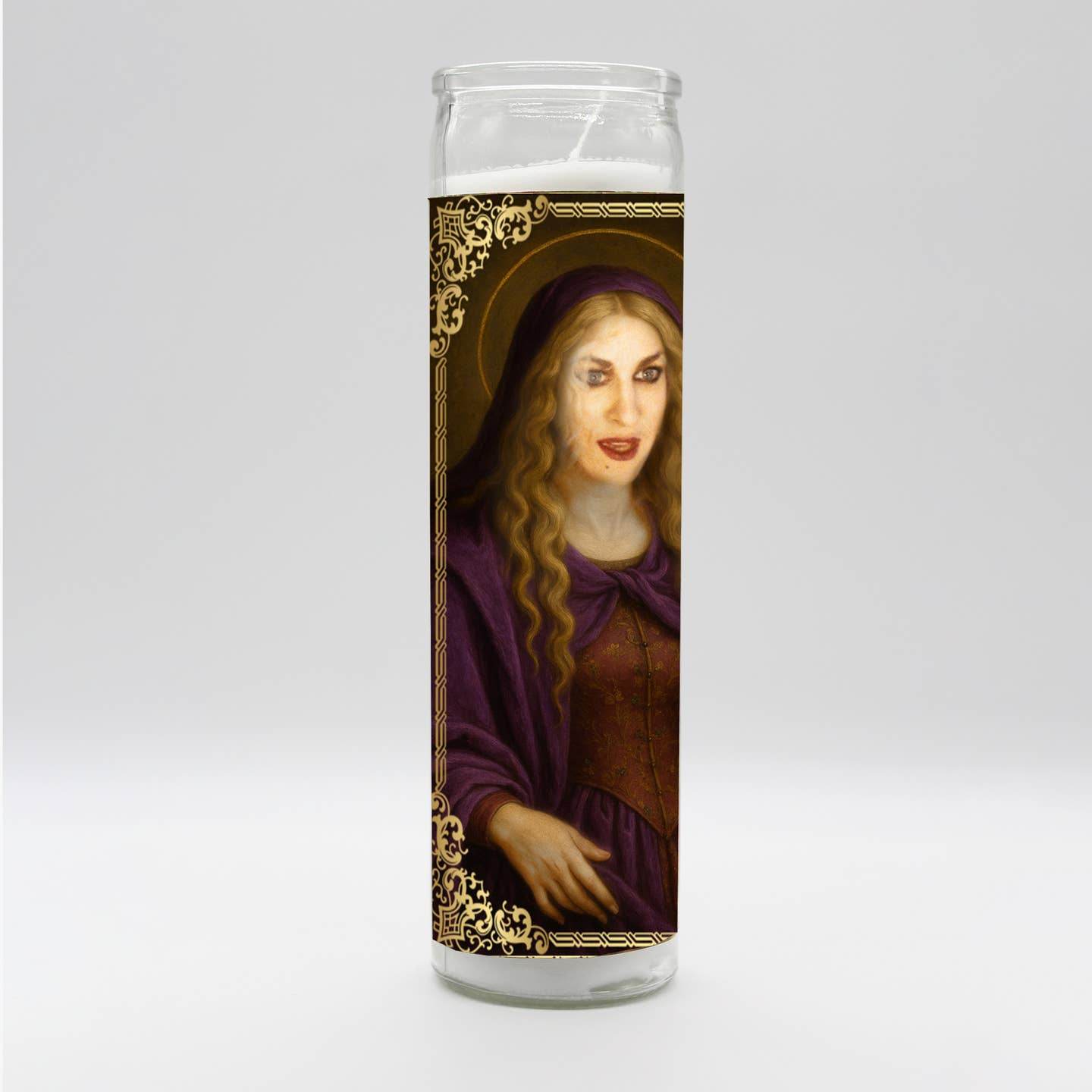 Saint Witchy Sisters Candle Set - White