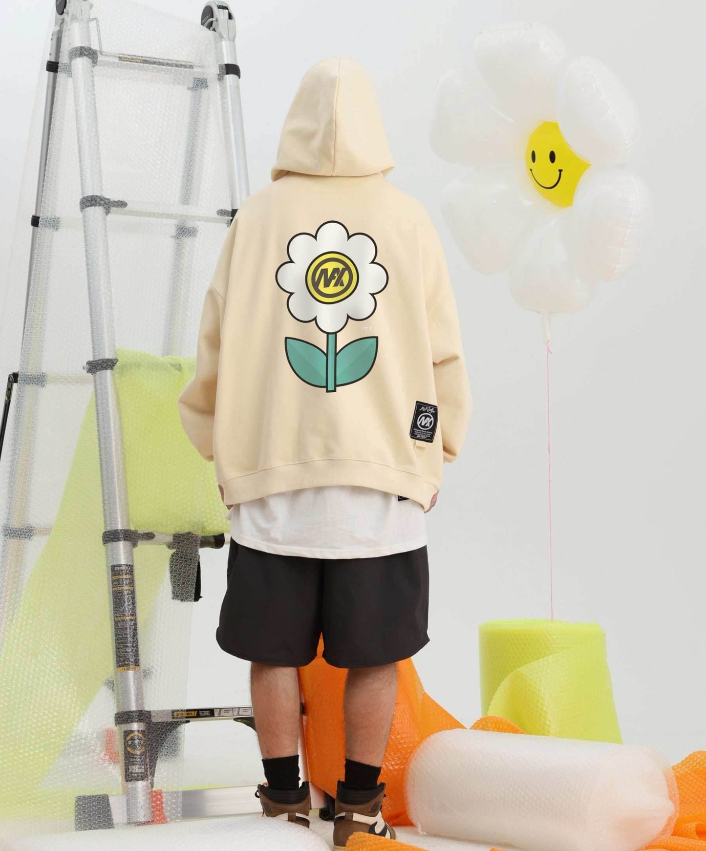 Daisy Hoodie - Beige / S