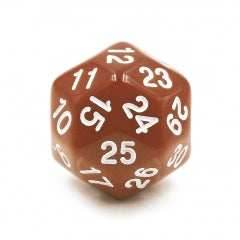 D30 Brown Single Die 30 Sided/s by HDdice / HengDadice - 