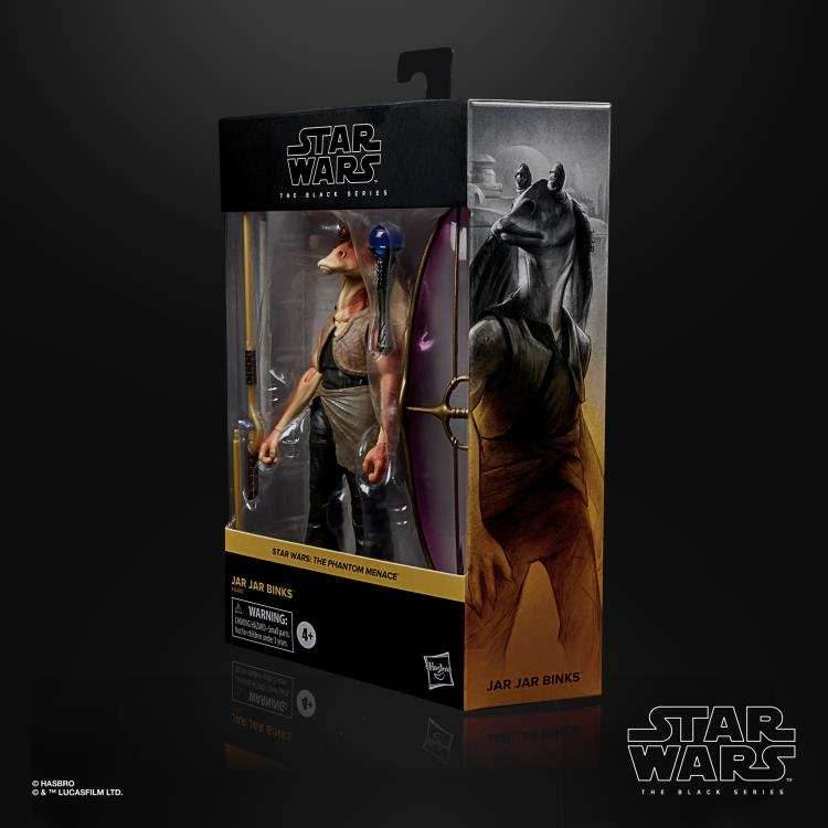Star Wars: The Black Series - Jar Jar Binks (The Phantom Menace) 6-Inch Deluxe Action Figure - 