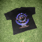 Gorgeous Japanese 'Majora's Mask' Spiral Vintage Washed Black Tee