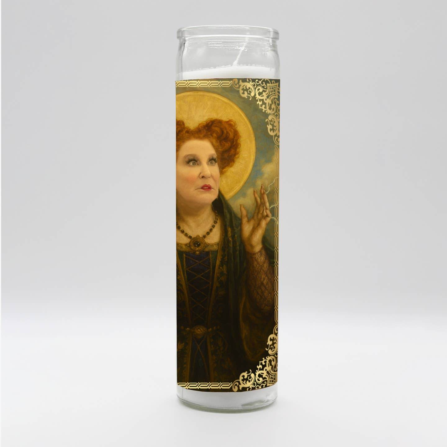 Saint Witchy Sisters Candle Set - White