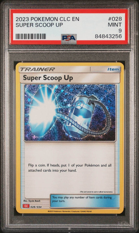 2023 POKEMON CHARIZARD & HO-OH ex DECK SUPER SCOOP UP #28 PSA 9 - 