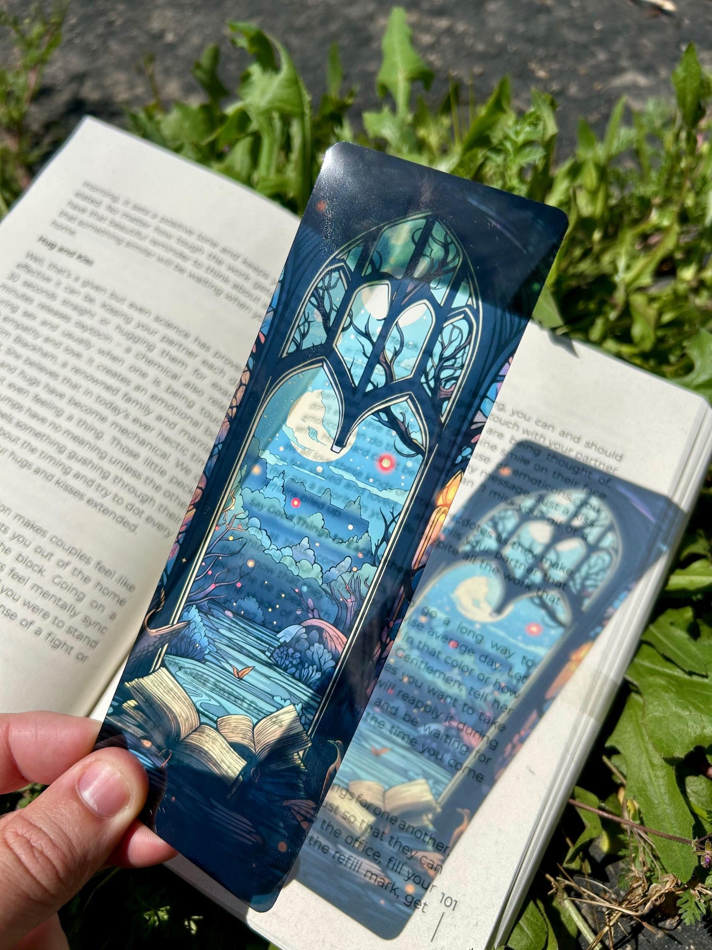 Magical Window Bookmark - Enchanted Fantasy Gift, Mystical Portal Art, Celestial Wonderland, Unique Book Lover Gift