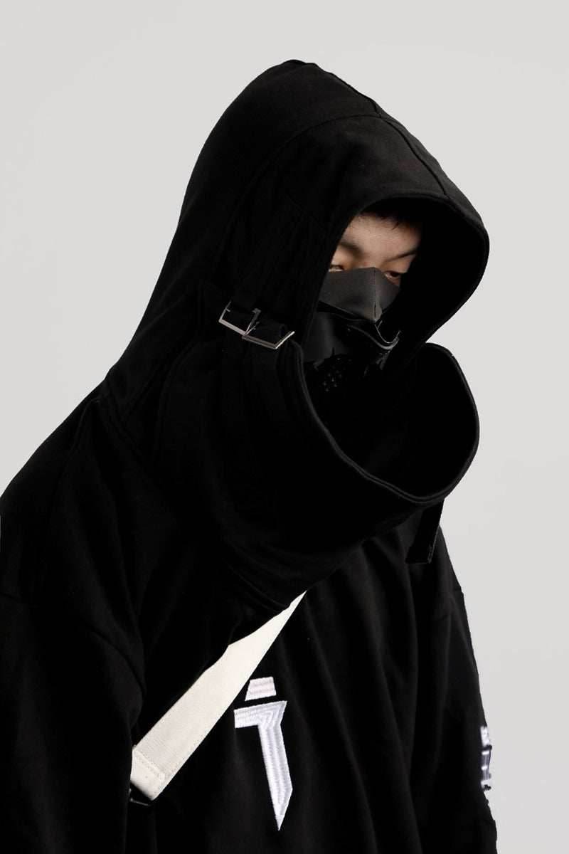 HiH6 Black I-Tech Hoodie - M