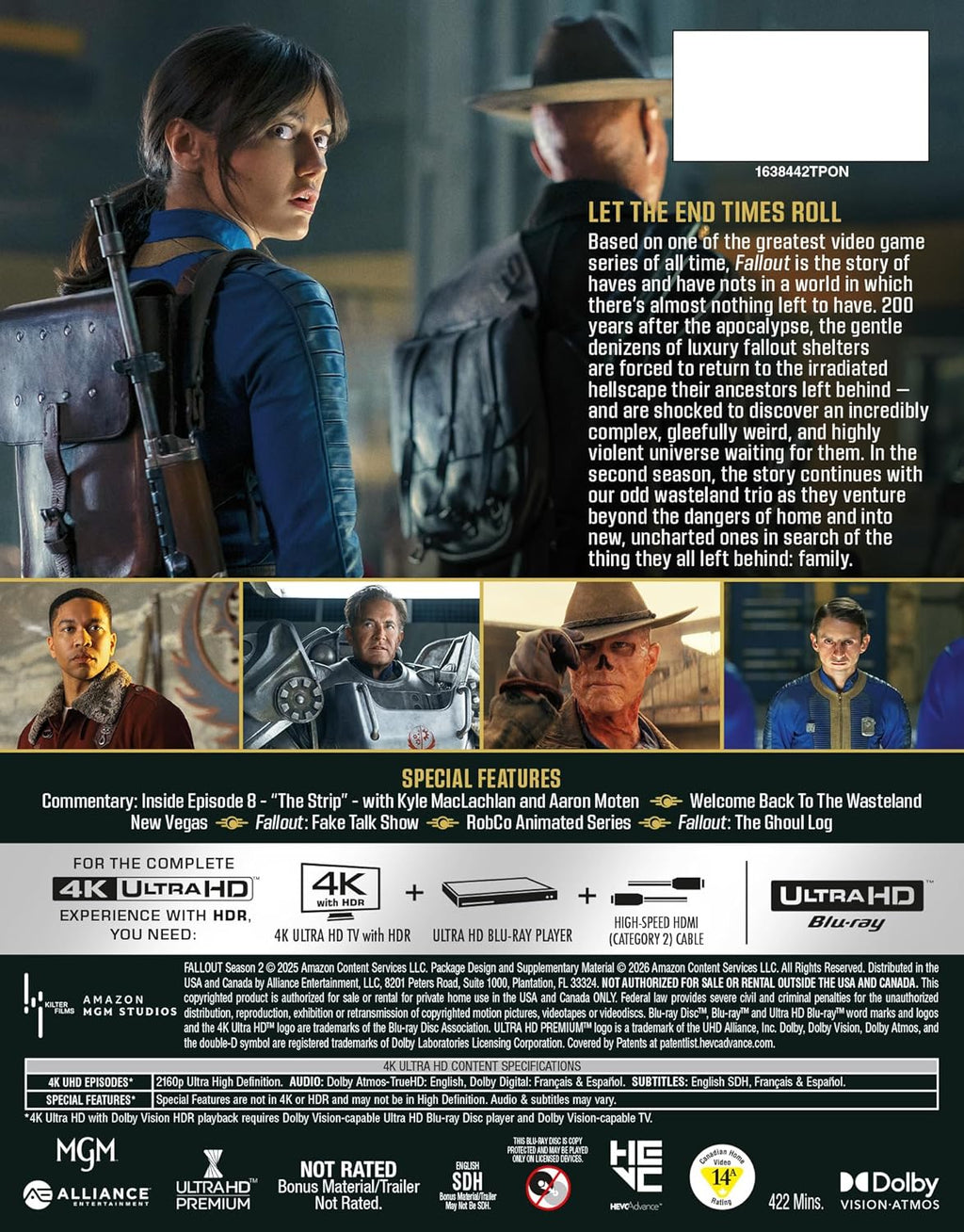 Fallout: Complete Second Season - Limited Edition Steelbook (4K Ultra HD)