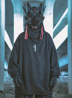 HiH26 I-Tech Fleece Hoodie - Black / S