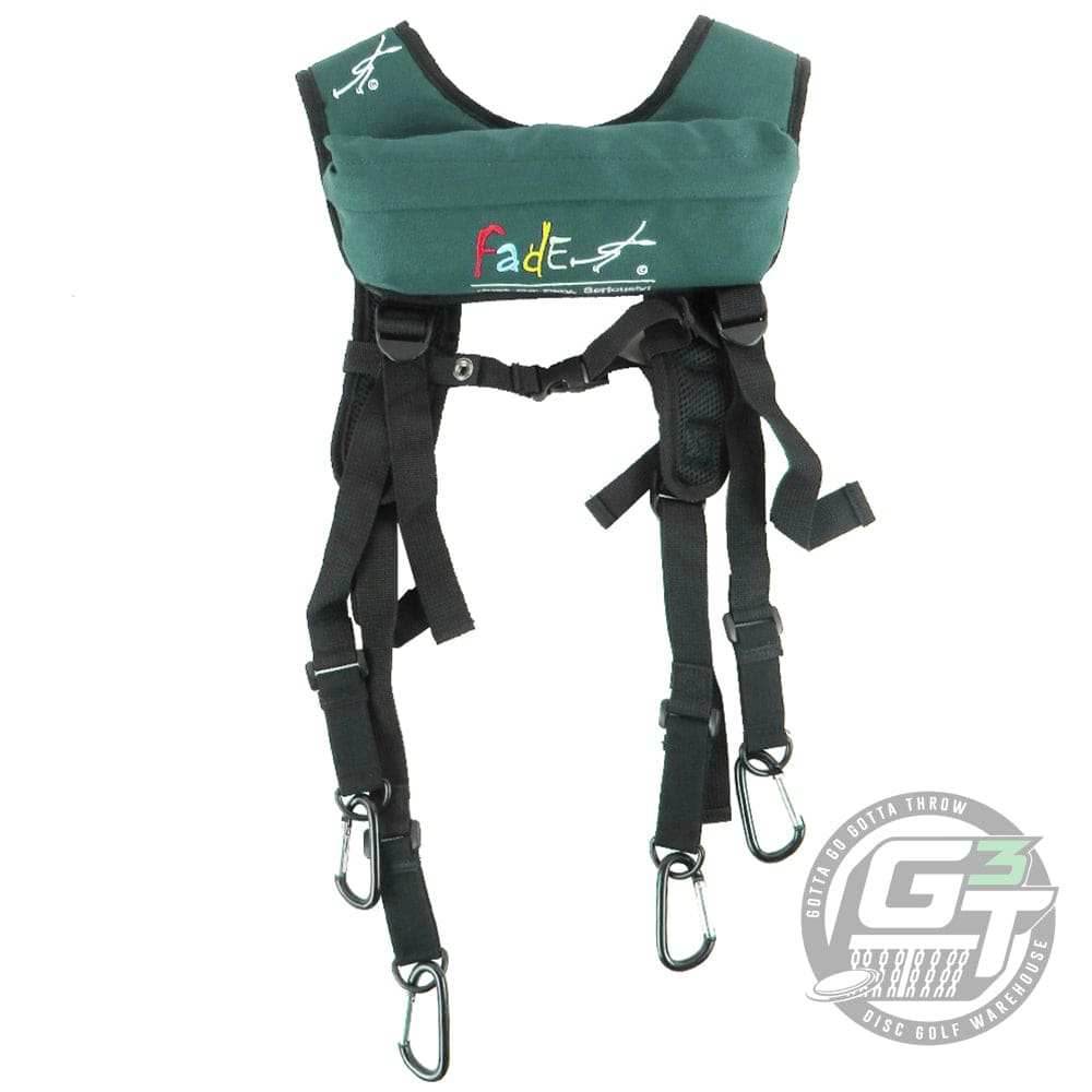 Fade Gear WeatherGuard Suspenders Disc Golf Bag Backpack Strap - Green