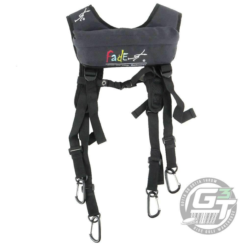 Fade Gear WeatherGuard Suspenders Disc Golf Bag Backpack Strap - Black