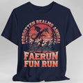 Faerun Fun Run Funny D&D T-shirt - Navy / S