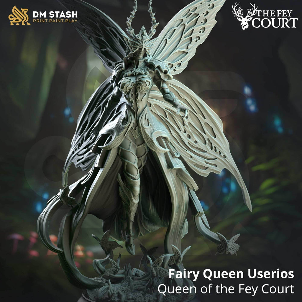 Userios, Queen of the Fey Court (Female Fairy Noble) - 32mm Scale