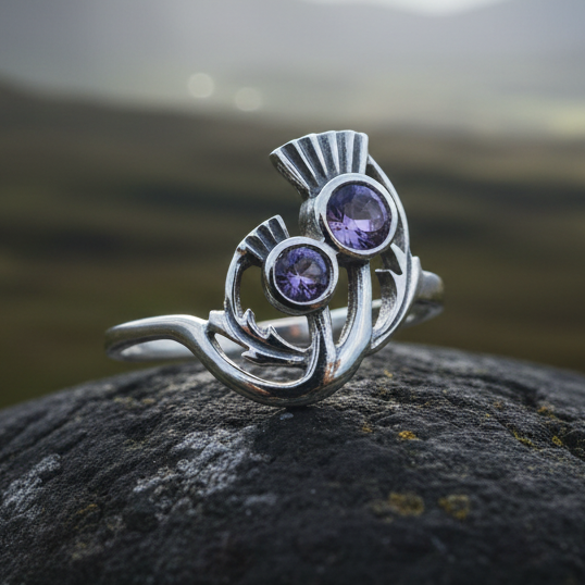 Adairia Thistle Ring